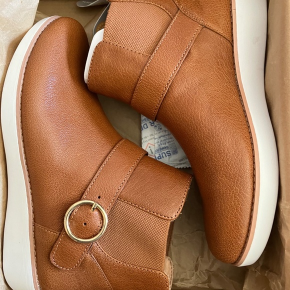 Bria Buckle Leather Bootie - Picture 7 of 7